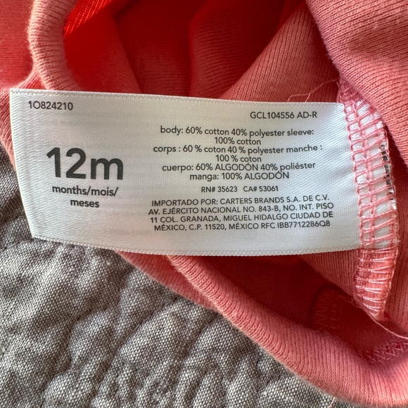 NWT OshKosh Floral Jumper with Matching Onsie - Picture 6 of 9